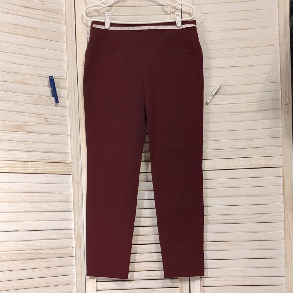 Van Heusen Maroon Stretch Pants